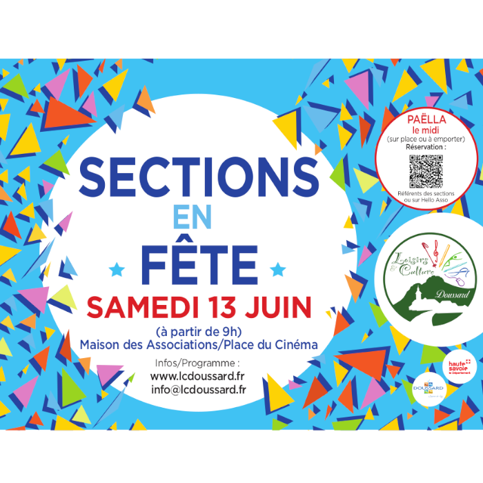 Les Sections en F&ecirc;tes 2026